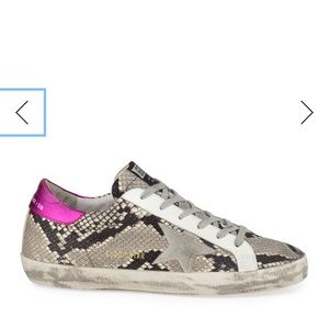 Golden goose Superstar Snake-Print Sneakers